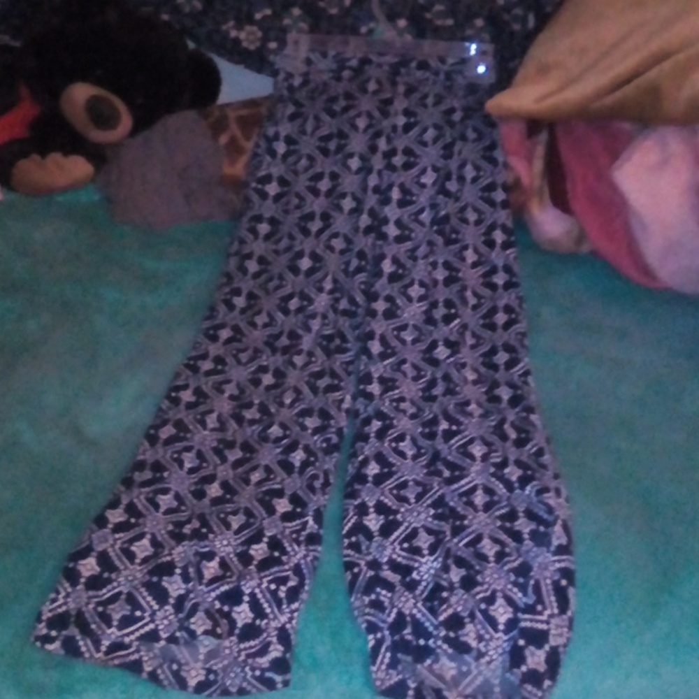 Dark Navy Blue flowy pants